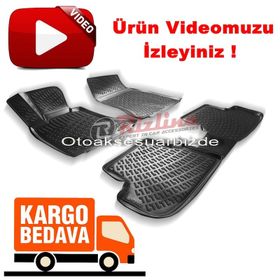 Rizline Bmw F10 5 Serisi 2013 Sonrası Siyah 3D Havuzlu Paspas