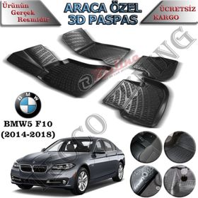 Rizline Bmw F10 5 Serisi 2014-2018 3D Havuzlu Paspas