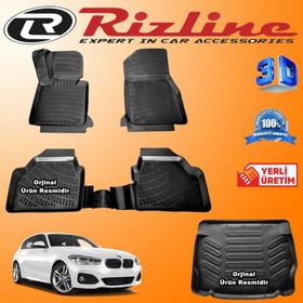 Rizline Bmw F20 1 Serisi Havuzu 2018 Sonrası Siyah 3D Bagaj Havuzu