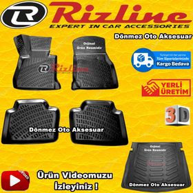 Rizline Bmw F30 3 Serisi Havuzu 2012-2019 Siyah 3D Bagaj Havuzu