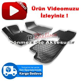 Rizline Bmw G30 5 Serisi 2017 Sonrası Siyah 3D Havuzlu Paspas
