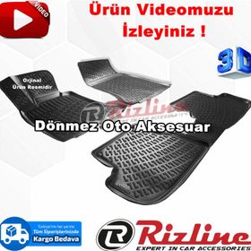 Rizline Bmw G30 5 Serisi 2017 Sonrası Siyah 3D Havuzlu Paspas