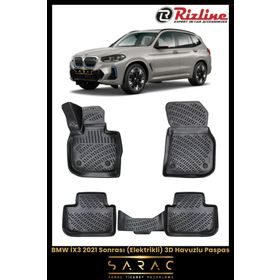 Rizline BMW IX3 2021 Sonrası Elektrikli 3D Havuzlu Paspas