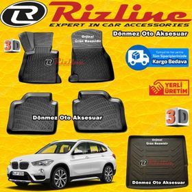 Rizline Bmw X1 2010-2015 3D Bagaj Havuzu