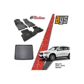 Rizline BMW X1 2010-2016 3D Havuzlu Paspas + Bagaj Havuzu