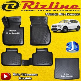 Rizline Bmw X1 3D Havuzlu 2015 Sonrası Paspas Bagaj Havuzu