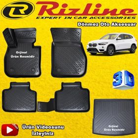 Rizline Bmw X1 3D Havuzlu 2015 Sonrası Paspas Bagaj Havuzu