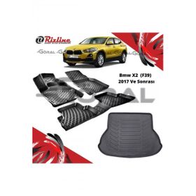 Rizline BMW X2 F39 2017 ve Sonrası Paspas ve Bagaj Havuzu Set