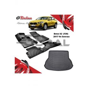 Rizline BMW X2 F39 2017 ve Sonrası Paspas ve Bagaj Havuzu Set