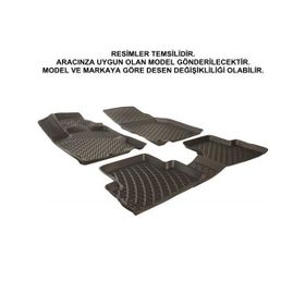Rizline Bmw X3 2005-2010 Siyah 3D Havuzlu Paspas