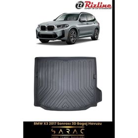 Rizline Bmw X3 2019 Siyah 3D Bagaj Havuzu