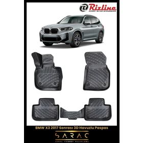 Rizline BMW X3 F25 2020 Model 3D Havuzlu Paspas