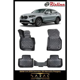 Rizline BMW X4 2019 Model 3D Havuzlu Paspas