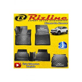 Rizline C5 Aircross 3D 2019 Sonrası Üst Bagaj Havuzu ve Havuzlu Paspas