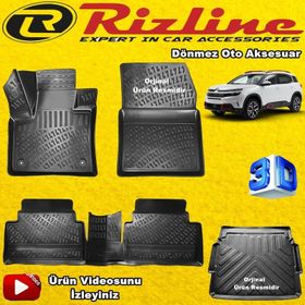 Rizline C5 Aircross 3D 2019 Sonrası Üst Bagaj Havuzu ve Havuzlu Paspas