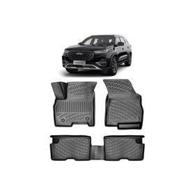Rizline Chery Tiggo 8 Pro Luxury Paket 2022 Sonrası 3D Siyah Havuzlu Paspas