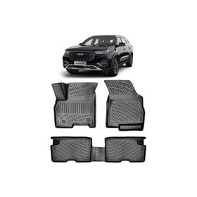 Rizline Chery Tiggo 8 Pro Luxury Paket 2022 Sonrası 3D Siyah Havuzlu Paspas