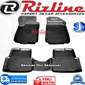 Rizline Chevrolet Aveo 2011 Sonrası 3D Havuzlu Paspas