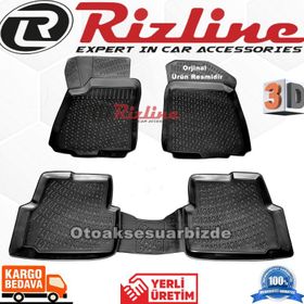 Rizline Chevrolet Aveo 2011 Sonrası 3D Havuzlu Paspas