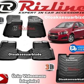 Rizline Chevrolet Aveo Sedan 2011 Sonrası 3D Bagaj Havuzu
