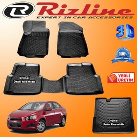 Rizline Chevrolet Aveo Sedan 2011 Sonrası 3D Bagaj Havuzu