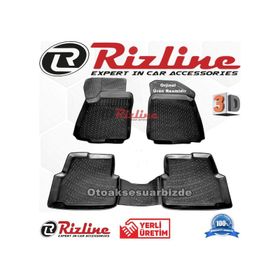 Rizline Chevrolet Aveo Sedan 2011 Sonrasi Siyah 3D Havuzlu Paspas