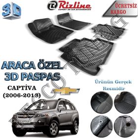 Rizline Chevrolet captiva 2006-2013 3d havuzlu paspas