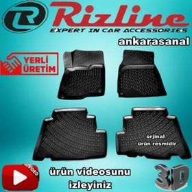 Rizline Chevrolet Captiva 2007-2014 Arası Siyah 3D Havuzlu Paspas