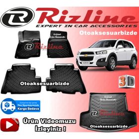 Rizline Chevrolet Captiva Seti 3D Havuzlu Paspas