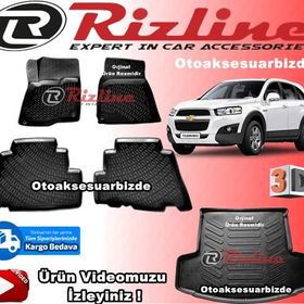 Rizline Chevrolet Captiva Siyah 2007-2015 3D Bagaj Havuzu