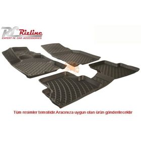 Rizline Citroen Berlingo 110 HP 2008 Sonrası Siyah 3D Havuzlu Paspas