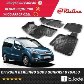 Rizline Citroen Berlingo 110HP 3D Havuzlu Paspas