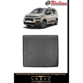 Rizline Citroen Berlingo 2019 Sonrası Demirsiz 3D Bagaj Havuzu