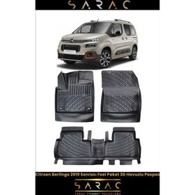 Rizline Citroen Berlingo 2021 Model 3D Havuzlu Paspas