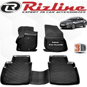 Rizline Citroen C-Elysee 2012+ 3D Havuzlu Paspas