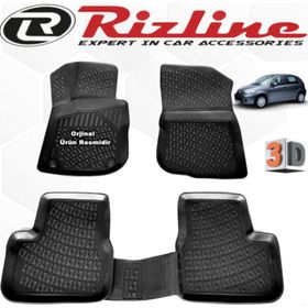 Rizline Citroen C3 2003 - 2009 Arası Siyah 3D Havuzlu Paspas