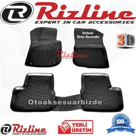 Rizline Citroen C3 2003 - 2009 Arası Siyah 3D Havuzlu Paspas