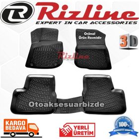 Rizline Citroen C3 2003 - 2009 Arası Siyah 3D Havuzlu Paspas