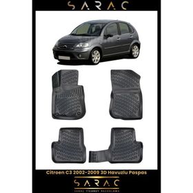 Rizline Citroen C3 2005 Model 3D Havuzlu Paspas