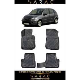 Rizline Citroen C3 2005 Model 3D Havuzlu Paspas