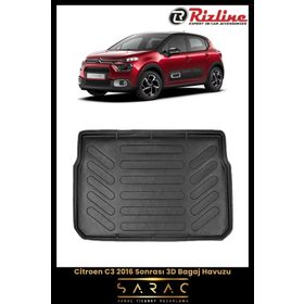 Rizline Citroen C3 2017 Model 3D Bagaj Havuzu