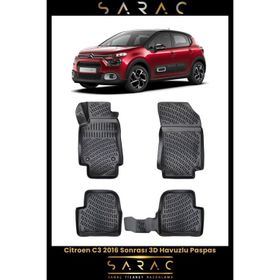 Rizline Citroen C3 2024 Model 3D Havuzlu Paspas