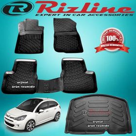 Rizline Citroen C3 3D Havuzlu Paspas