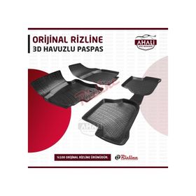 Rizline Citroen C3 Aircross 2019 Sonrası Uyumlu 3D Havuzlu Siyah Paspas