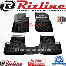 Rizline Citroen C3 Hb 2010 2015 Siyah 3D Havuzlu Paspas