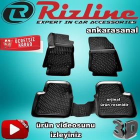 Rizline Citroen C3 Hb 2016 2019 Siyah 3D Havuzlu Paspas