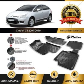 Rizline Citroen C4 2004-2010 3D Havuzlu Paspas