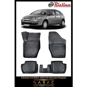 Rizline Citroen C4 2006 Model 3D Havuzlu Paspas