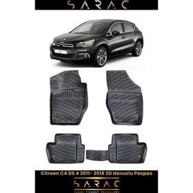 Rizline Citroen C4 2015 Model 3D Havuzlu Paspas