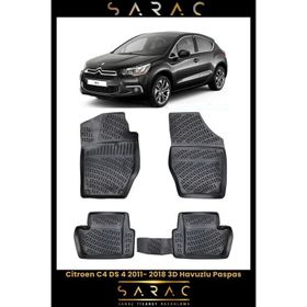 Rizline Citroen C4 2017 Model 3D Havuzlu Paspas